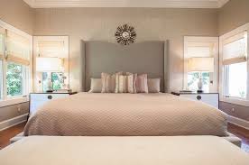 Pink bedrooms aren't just for a little girl's bedroom. Gray And Pink Bedroom Contemporary Bedroom Lucy And Company