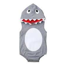 Huarll Infant Baby Boy Cute Cartoon Shark Shape Funny Tank Romper Coolest Hoody Outfit Clothes For Toddler Kids Hoodies Sweaters Baby Clothing 70 Off Cheap Www Klevering Com