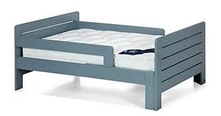 Lit 1 Place Lilou Bleu Et Matelas Bultex Evolutif 90x140 170 200cm Lit Enfant Meuble Chambre Mobilier De Salon