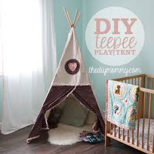 Pick your favorite font and stencil it on to. Sew A Diy Teepee Play Tent The Diy Mommy