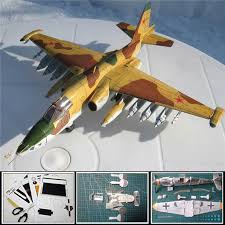 Papiermodelle flugzeuge produkte sind am beliebtesten in north america, southern europe, und northern europe. 3d Papier Modell Spielzeug Massstab 1 33 Sowjetunion Sukhoi Su 25 Angriff Flugzeug Manuelle Papercraft Aircraft Military Modell Sammlungen Card Model Building Sets Aliexpress