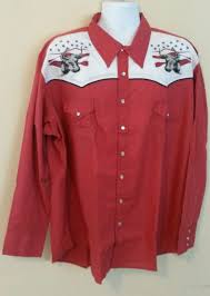 New Vintage High Noon Western Pearl Snap Bull Shirt Size Xxl Rare Long Sleeve Western Western Shirts Long Sleeve Shirts Western Shirts