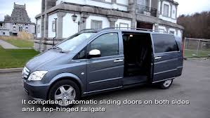 Luxury Chauffeur 9 Seater Van Mercedes Benz Vito Youtube