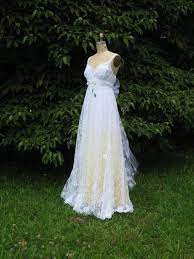 Yellow Daisy Lace Wedding Dress Boho Wedding Dress Hippie Etsy Etsy Wedding Dress Wedding Dresses Lace Boho Wedding Dress Lace