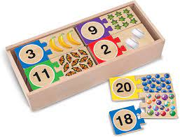 Are you up for the c. Melissa Doug Self Correcting Wooden Number Puzzles With Storage Box 40 Pcs Melissa Doug 2542 Toys Games Amazon Com