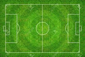 Soccer, formally known as association football, is the world's most popular team sports that features opposing two teams of 11 players, playing on a wide rectangular grassy field, with a spherical ball being played until it touches a netted area called the goal. Football Field Or Soccer Field Pattern And Texture Abstract Soccer Field Or Football Field Background For Create Soccer Tactic And Soccer Game Strategy Stock Photo Picture And Royalty Free Image Image 60968143