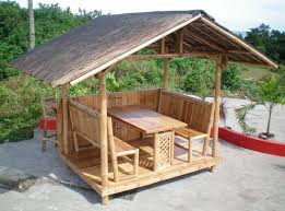 Nipa Hut Design In The Philippines Cebu Image Bamboo House Design Bamboo House Hut House