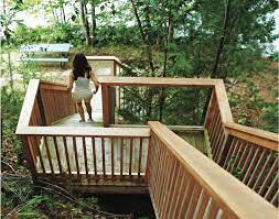 Outdoor stair landings on hill. 6 In Depth Tips For Building A New Staircase At The Cottage Cottage Life