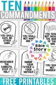 Dogs love to chew on bones, run and fetch balls, and find more time to play! Ten Commandments Coloring Pages