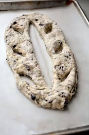 Kalamata Olive And Rosemary Fougasse With Fresh Herb And Pepper Dipping Oil Recipe In 2020 Bread Recipes Homemade Stuffed Peppers Kalamata Olives