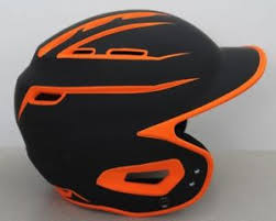 Boombah Defcon Batting Helmet Sleek Profile Orange Black One
