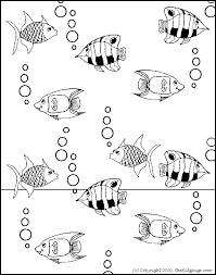 If you've got a blowzy. Fish Tank Coloring Pages For Kids Drawing With Crayons