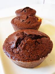 Riz au lait sauce chocolat. Geants Muffins Au Chocolat Et Pepites De Chocolat Blanc Et Noir Mon Carnet De Recettes