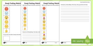 When i was taking this one antidepressant, i lost all ability to distinguish my anger. Worksheet Emoji Feelings Match Up My Emotions