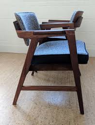 Custom Order Vintage Gunlocke Chair Modern Club Chairs Gunlocke Chairs Accent Chairs Modern Club Chair Chair Modern Accent Chair