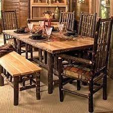 From simply designed pine tables, to the elegant dark look of hickory, let your dining room speak volumes about you. Unique Rustic Dining Room Tables Barnwood Log Dining Tables
