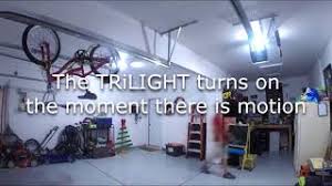 Striker Trilight Motion Activated Garage Ceiling Light Youtube