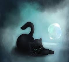 Pin By Tomy Twain On Animals Wallpapers Black Cat Art Cat Wallpaper Cat Art