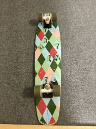 VINTAGE RARE RUSS POPE MYRTLE SKATEBOARD LONGBOARD 33"