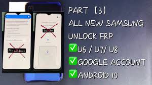 However, if your device is brand new, your must activate it with the original carrier. All New Samsung Unlock Frp Version U6 U7 U8 Or S6 S7 S8 Android 10 Bypass Google Account For Gsm