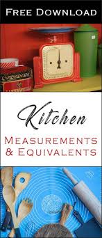 kitchen measurements equivalent