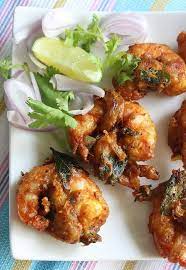 Shrimp Pakora Shrimp Fritters Indian Prawn Pakora Recipe Pakora Recipes Indian Food Recipes Fritter Recipes