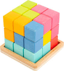 Cubic shapes in nature are very unusual, observes david hu. 3d Geometric Shapes Puzzle Cube