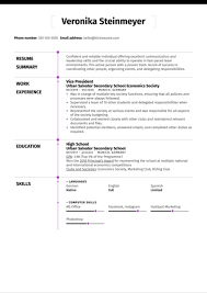 A teen resume template employers respect. Teenage Resume Sample Kickresume