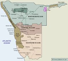 Map Of Namibia