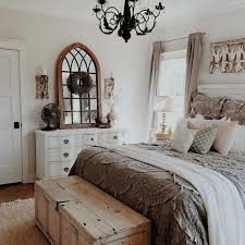 It's possible to use empty wall in your bedroom to earn a sweet. Small Rustic Master Bedroom Ideas Novocom Top