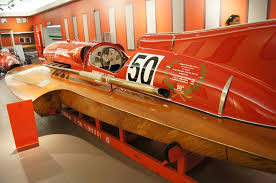 Individually built, completely assembled, handcrafted model of the ferrari hydroplane. 1953 Timossi Ferrari Arno Xi Museum Exhibit 360carmuseum Com