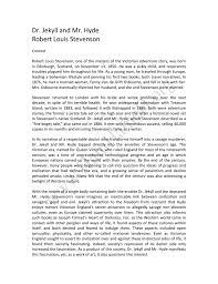 Hyde that the reader learns the cause. Dr Jekyll And Mr Hyde Robert Louis Stevenson