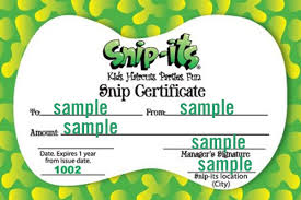 Attract new parlor customers and engage current ones with gift certificates for hair salons. Holiday Gift Guide Snip Its