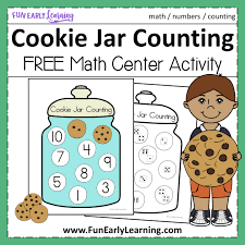 It's one sheet for the entire year and will print on to standard size paper. Fun Cookie Jar Counting Activity For Preschool And Kindergarten