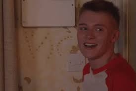 Max Smiles Bashfully Coronation Street GIF