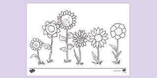 Take care to choose such a shade for the center that compliments the petals. Flower Colouring Page For Kids To Print Colouring Sheets