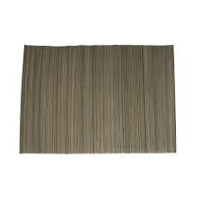 Relaxdays set de table chemin de table en bambou lot de 6 table à manger 30 x 45 cm rectangle tapis de table antidérapant lavable, nature. Set De Table Bambou Gris 33 X 47 Cm Sets De Table Chemins De Table Chez Dille Kamille