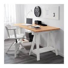 Gerton Plateau Hetre 155x75 Cm Ikea Bureau Bois Decor De Bureau A Domicile Bureau Treteau