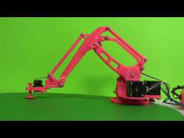3d Printed Robot Arm Actually Works Youtube Robot Arm 3d Printer Designs Robot