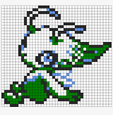 Free pokemon cross stitch patterns. Celebi Pokemon Sprite Perler Bead Pattern Bead Sprite Cross Stitch 820x757 Png Download Pngkit