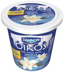 Oikos® plain greek nonfat yogurt is packed with 12g of protein, and is a good source of vitamin d per 5.3 oz. Oikos Vanilla Nonfat Greek Yogurt 32 Ounce 6 Per Case Grocery Gourmet Food Amazon Com
