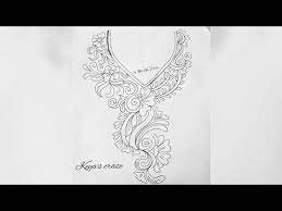 In fact, i think you can get much more creative in planning a design from absolute scratch, using a pencil and i am trying to research how to create simple pdf hand embroidery designs to possibly sell online as downloads. Peacock Neck Design Drawing Peacock Neckline Design Drawing For Kameez Kurti Keya Hand Embroidery Designs Hand Embroidery Design Patterns Hand Embroidery