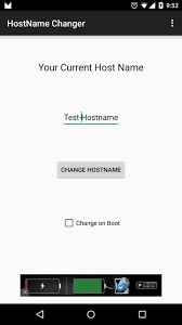 Change network state, allows to change network connectivity state. Hostname Changer For Android Apk Download