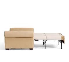 At 80 it's not as compact as some of the others, but its sleek and modern design ensures that it won't feel overwhelming in your space. Pearce Roll Arm Upholstered Deluxe Sleeper Sofa Pottery Barn
