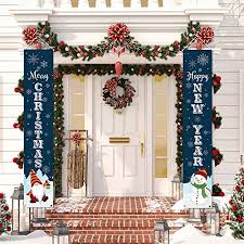 Discover over 370 of our best selection of related search, ranking keywords on. Kmuysl Christmas Decorations Outdoor Xmas Decoration Banner Extra Large Size 71 X12 Hanging Merry Christmas Happy New Year Door Porch Sign For Indoor Outside Yard Garden Party Wall Decor Pricepulse