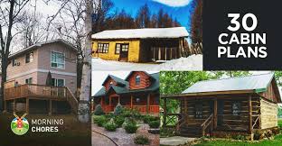 Consider the plan and building site for log home. 30 Beautiful Diy Cabin Plans You Can Actually Build