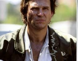 Jeff Bridges signierte 20x30 weggeblasene James James Taube signiert und  datiert