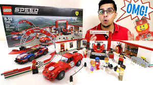 Garage cabinets included tall cabinets and some bases with a custom made countertop. Lego Speed Champions Ferrari Garage Cheap Online