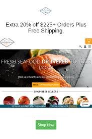 Extra 20 Off 225 Orders Plus Free Shipping In 2020 Fresh Seafood Fulton Sales And Marketing