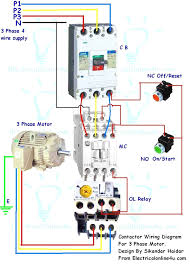 4 pole contactor with 2 n.o./2 n.c. Electric Motor Contactor Wiring Diagram Rover 75 Engine Fuse Box Astrany Honda Tukune Jeanjaures37 Fr